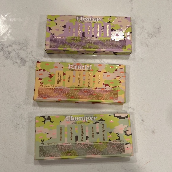 NEW Colourpop X Disney Bambi 3 Pressed Powder Palette Set - Picture 7 of 15